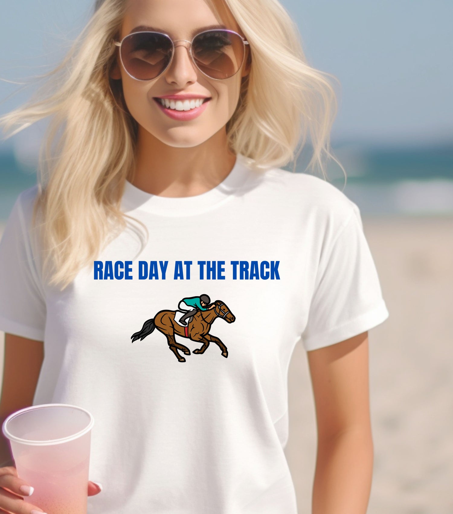 Uni Sex Horse Racing  T Shirts & Tops
